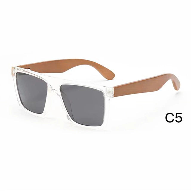 Óculos de Sol - TR90 Bambu Polarizado 2W13-HA7539 Cor: Transparente C5 (ha7539c